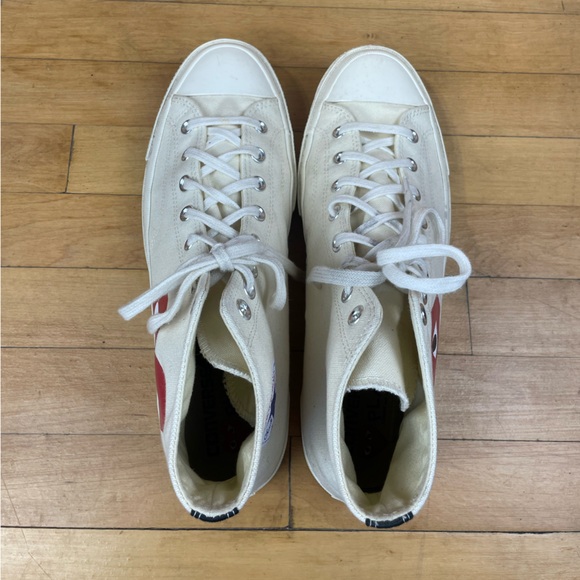 Converse Comme des Garçons PLAY X
Chuck 70 Unisex High Top Sneaker - Picture 10 of 13